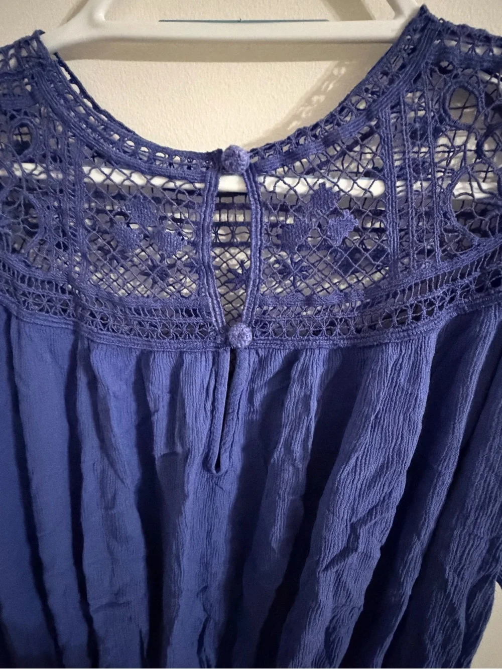 Free People breathable peasant
